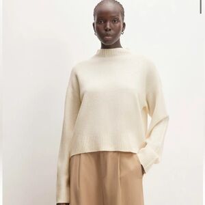 Everlane The Good Merino Wool Mockneck Sweater